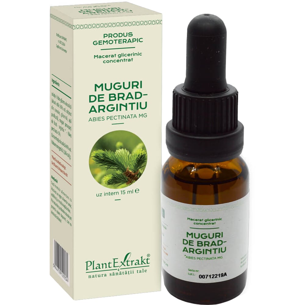 Concentrat Muguri de Brad macerat glicerinic, 15 ml, PLANTEXTRAKT