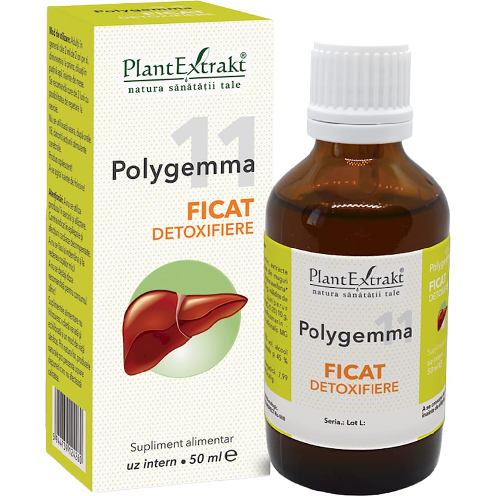 Polygemma 11 Ficat Detoxifiere, 50 ml, PLANTEXTRAKT
