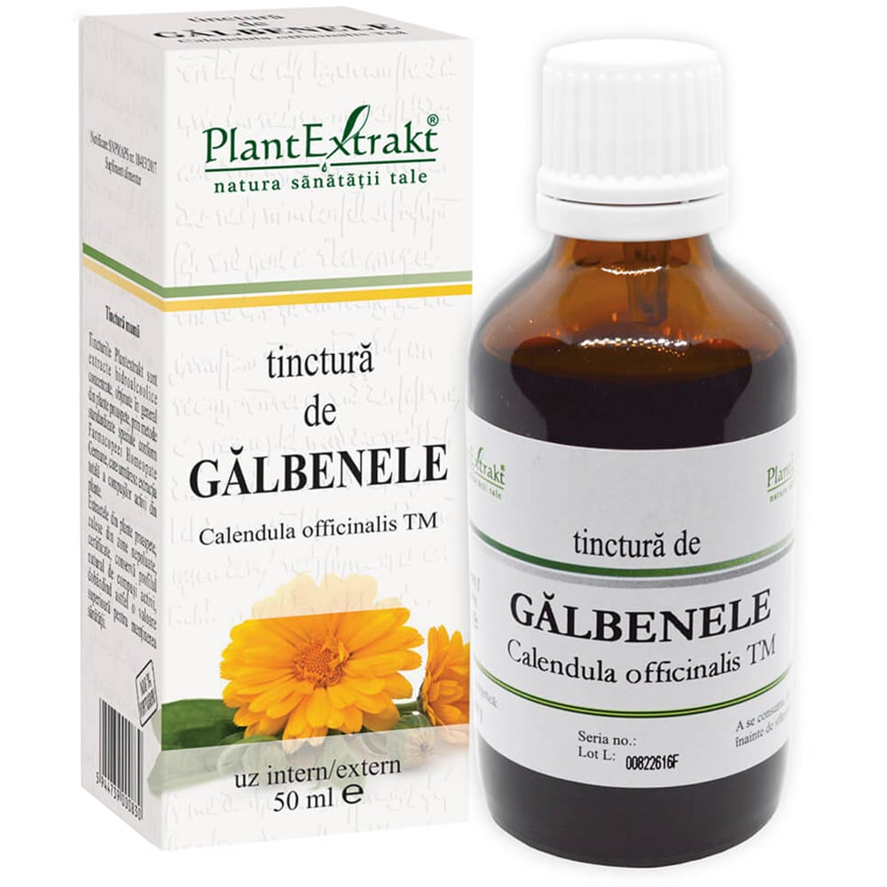 Tinctura de Galbenele, 50 ml, PLANTEXTRAKT