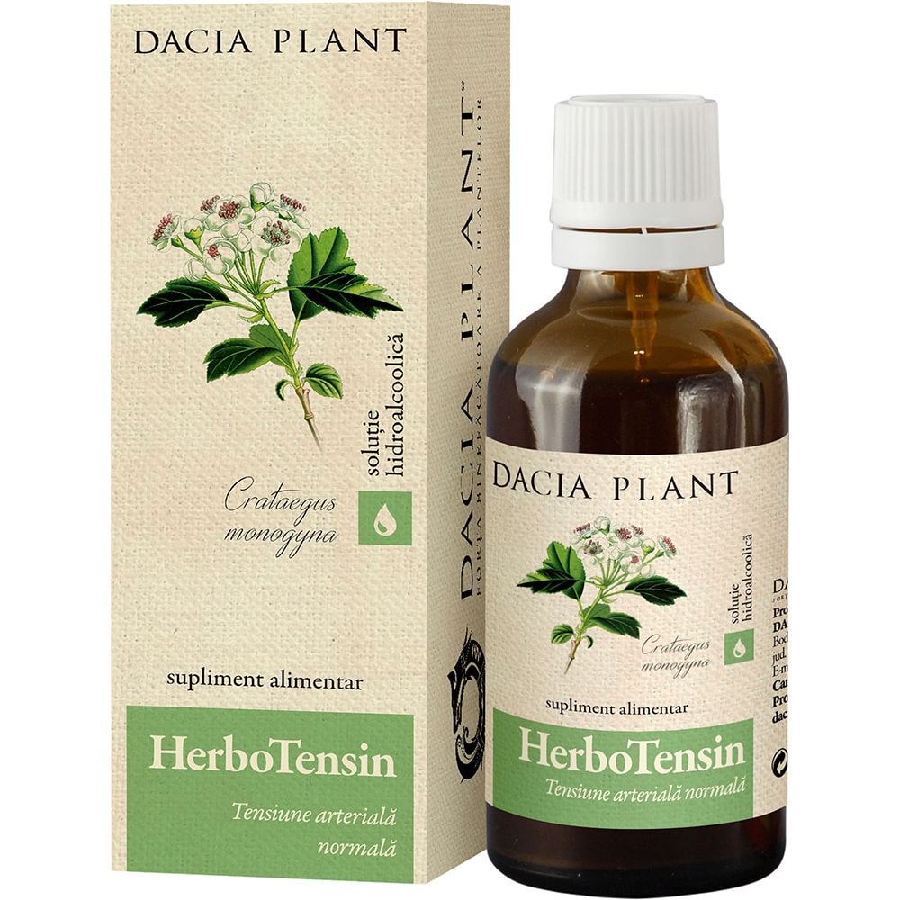Supliment alimentar HerboTensin, 50 ml, DACIA PLANT