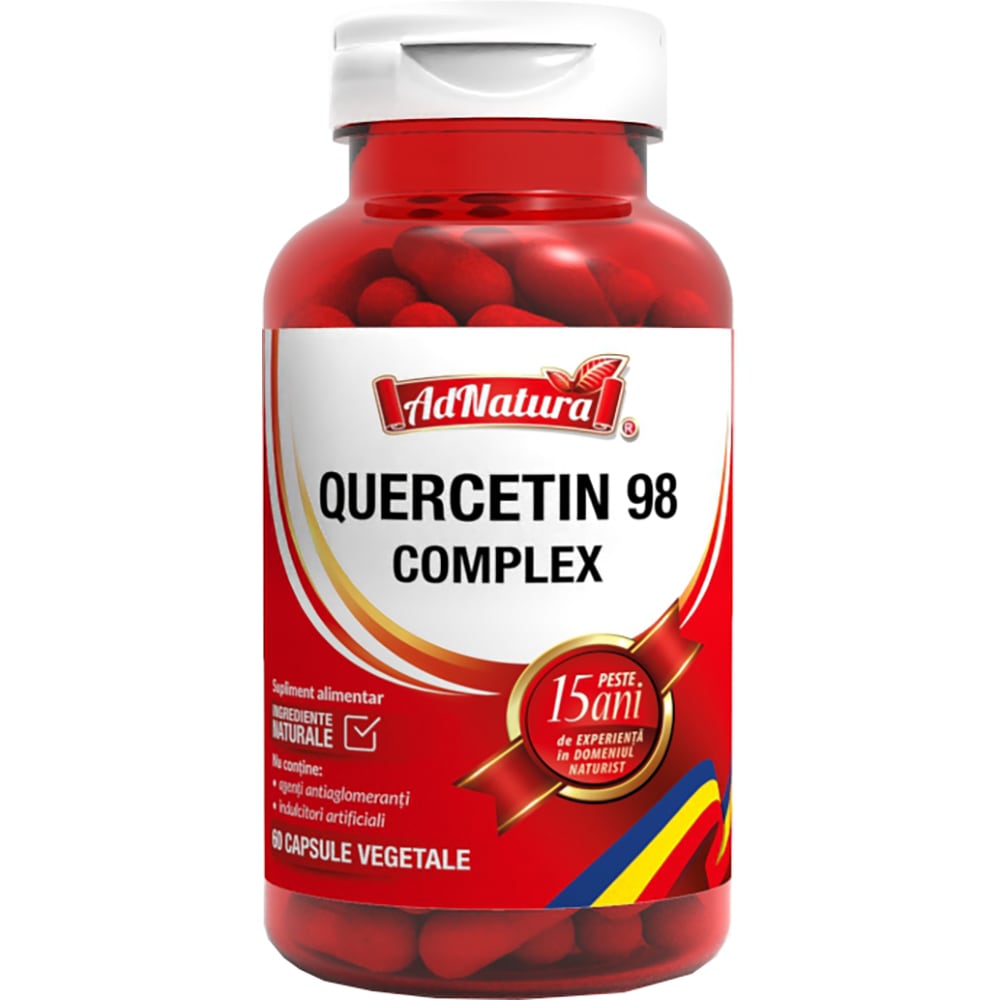Supliment alimentar Quercetin 98 Complex, 60 capsule, AD NATURA