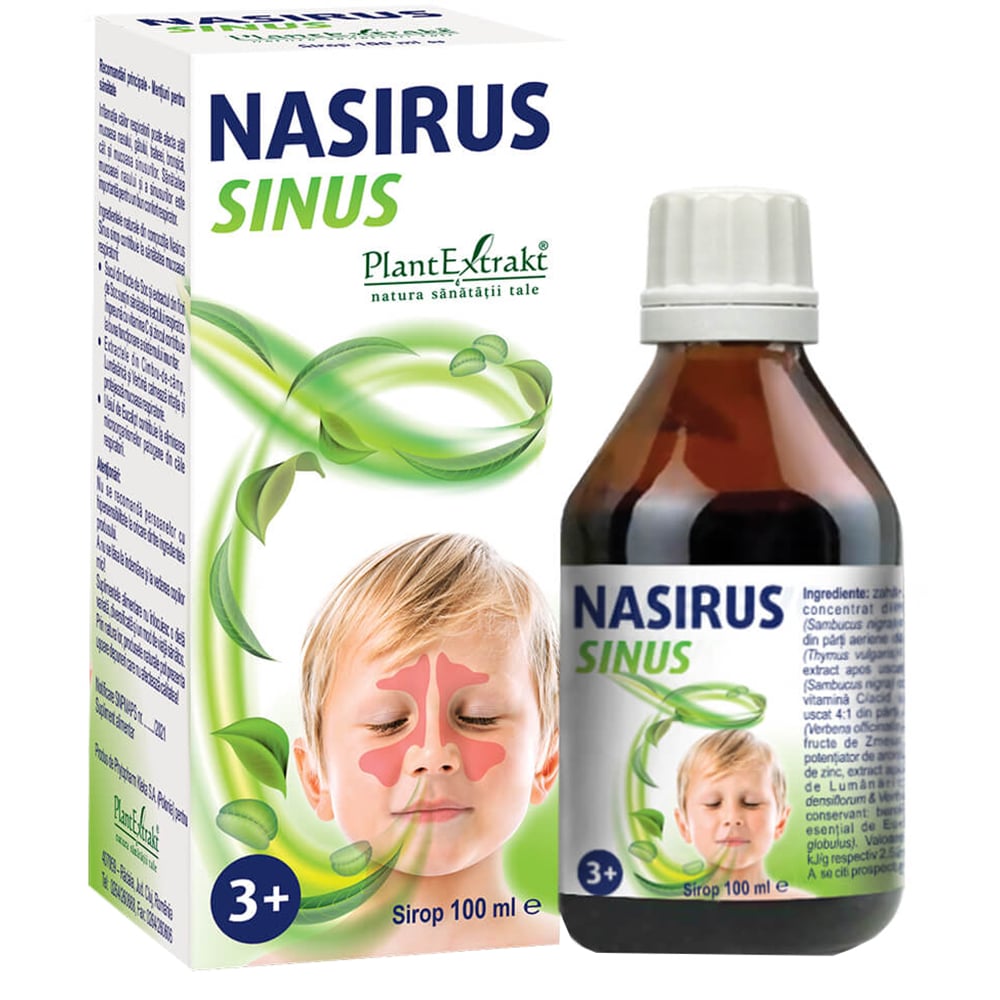 Supliment alimentar Sirop Nasirus Sinus, 100 ml, PLANTEXTRAKT