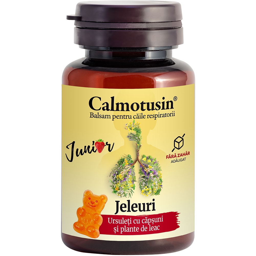 Supliment alimentar Calmotusin Junior Ursuleti, 20 jeleuri, DACIA PLANT