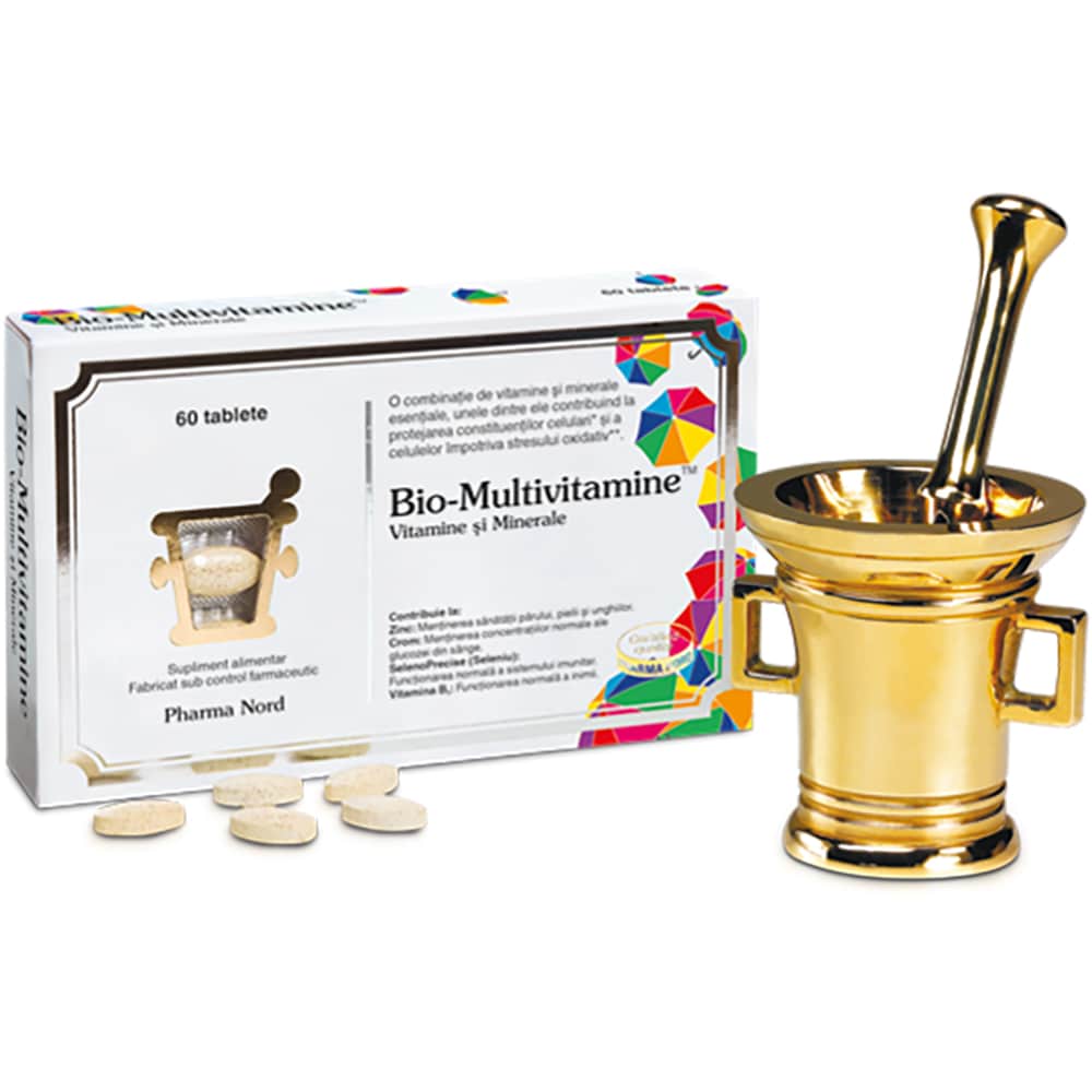 Supliment alimentar Bio-Multivitamine, 60 comprimate, PHARMA NORD