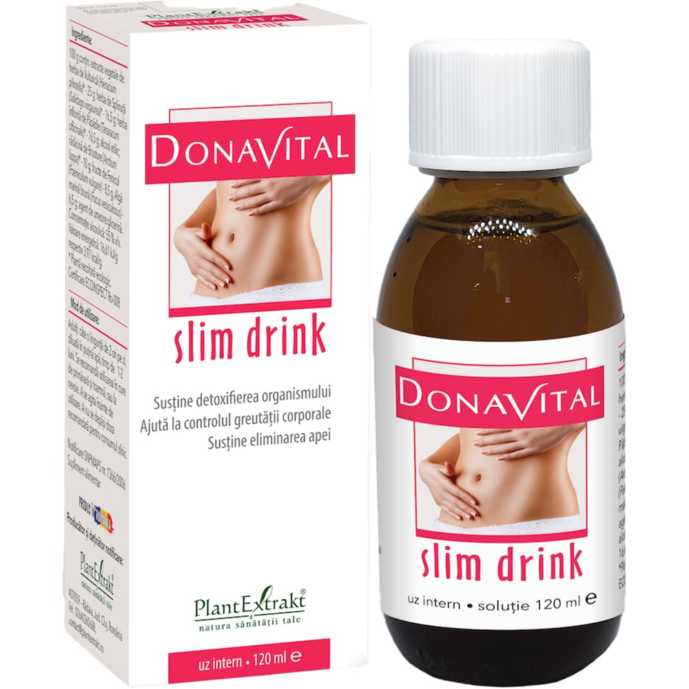 Supliment alimentar Donavital Slim Drink, 120 ml, PLANTEXTRAKT