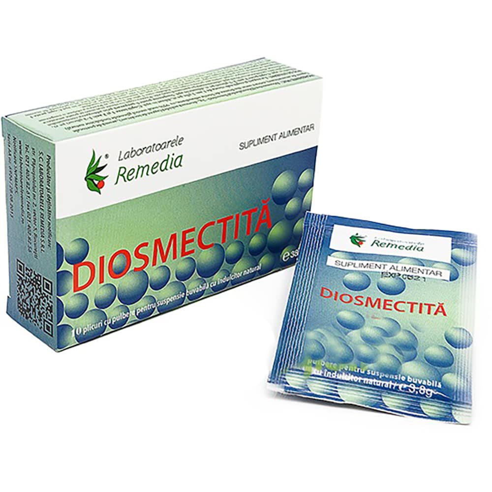 Supliment Diosmectita, 10 doze, LABORATOARELE REMEDIA