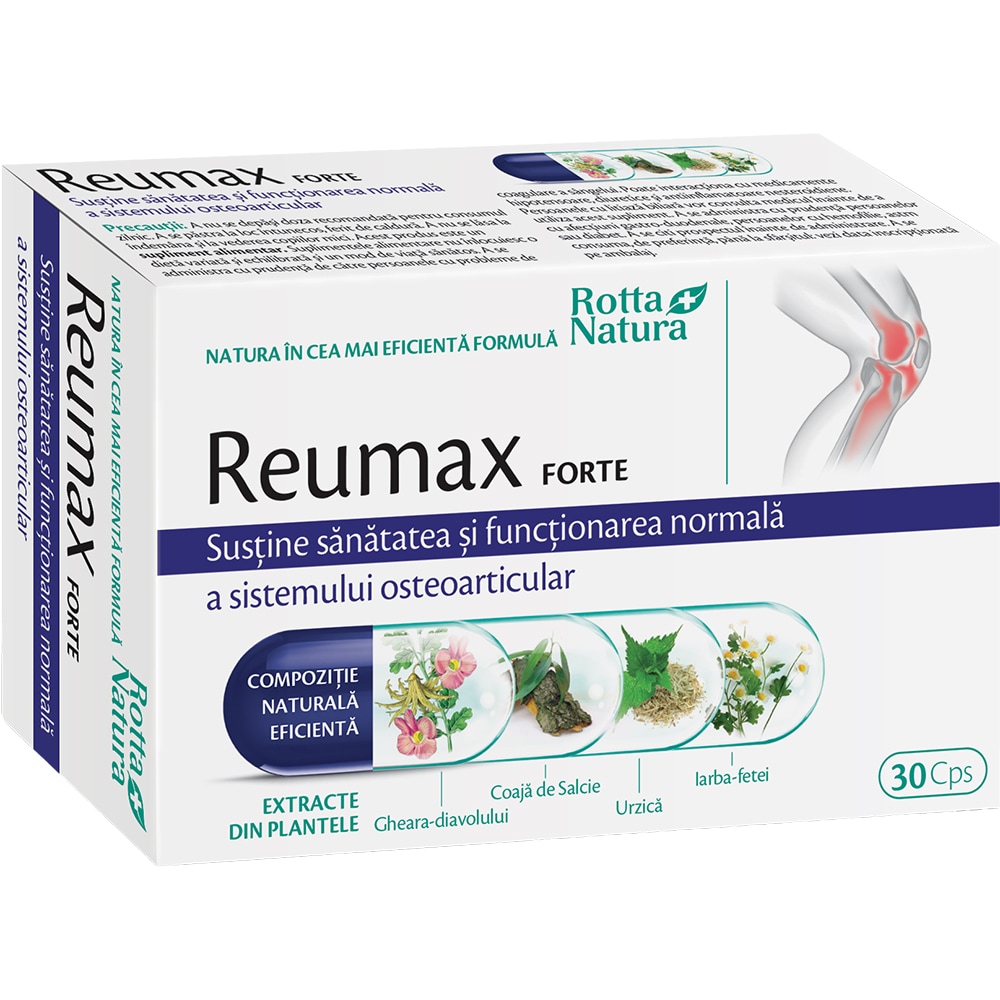Supliment Reumax Forte, 30 capsule, ROTTA NATURA