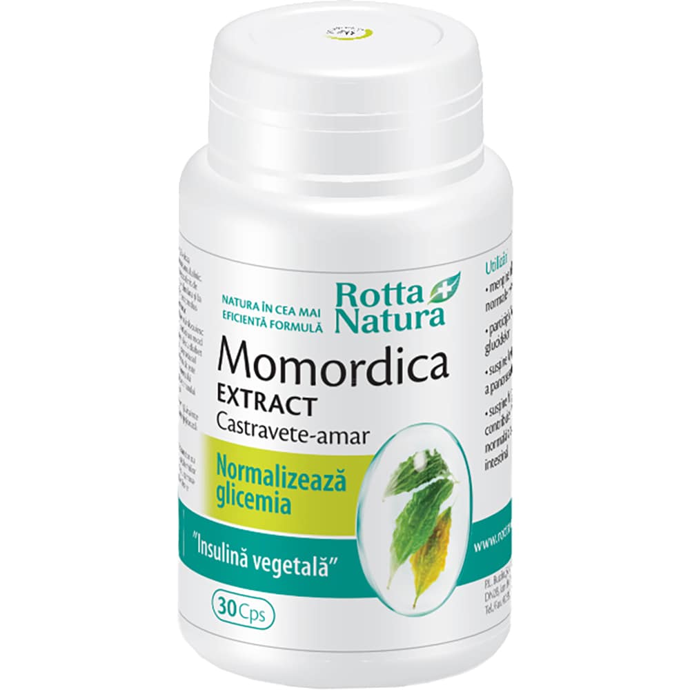 Supliment alimentar Momordica Extract, 30 capsule, ROTTA NATURA