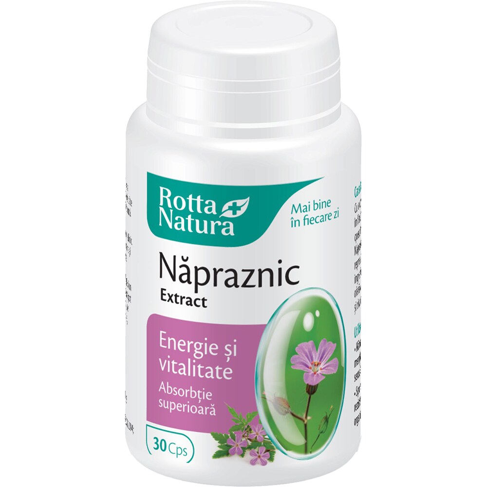 Supliment Napraznic Extract, 30 capsule, ROTTA NATURA