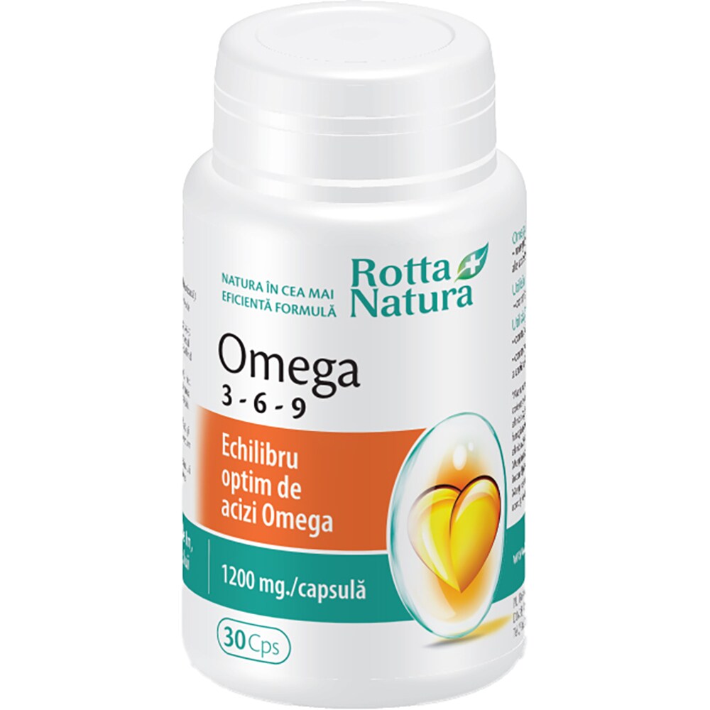 Supliment Omega 3-6-9, 30 capsule, ROTTA NATURA