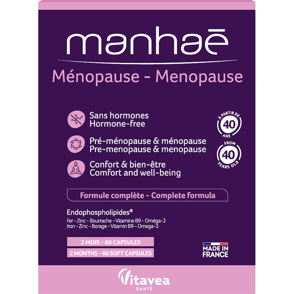 Supliment Menopause pentru menopauza si premenopauza Manhae, 60 capsule, VITAVEA