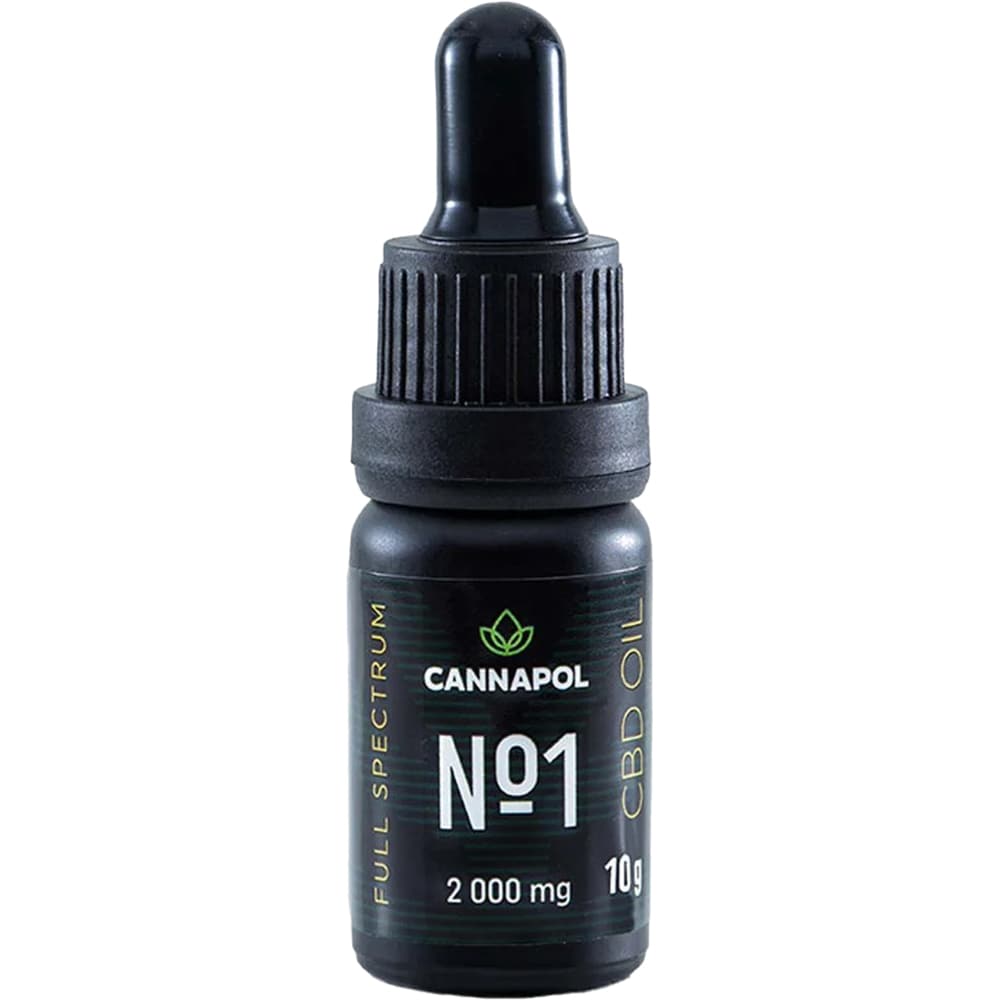 Ulei esential CBD No. 1, 2000 mg, CANNAPOL, 10 g