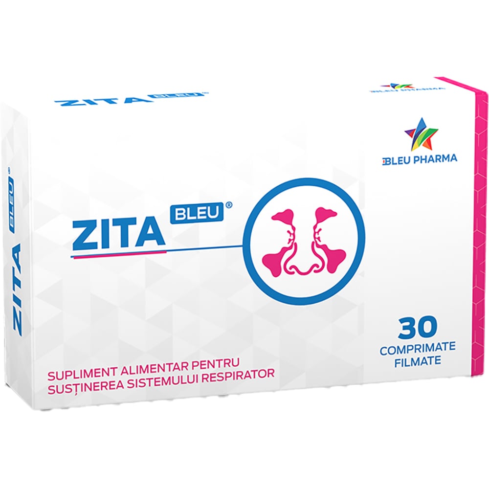 Supliment ZitaBleu, 30 comprimate, BLEU PHARMA