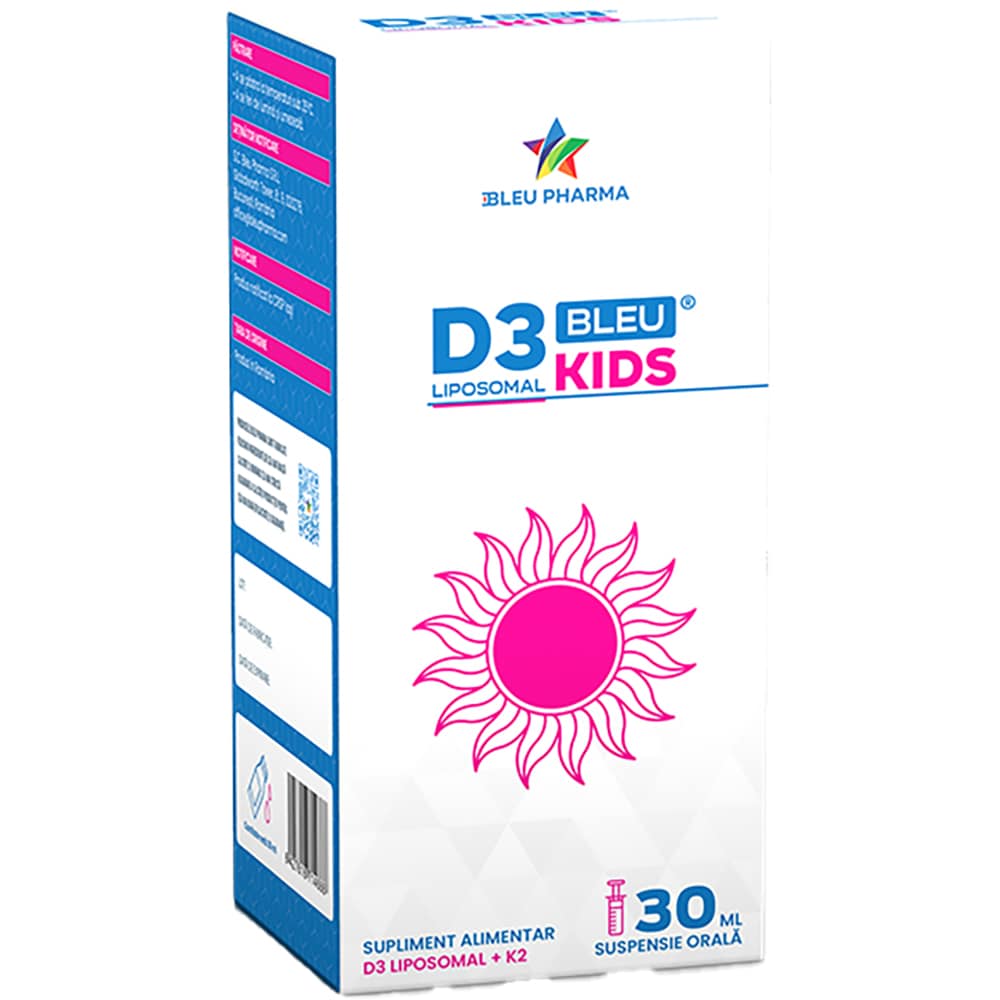 Supliment D3 Bleu Kids, 30 ml, BLEU PHARMA