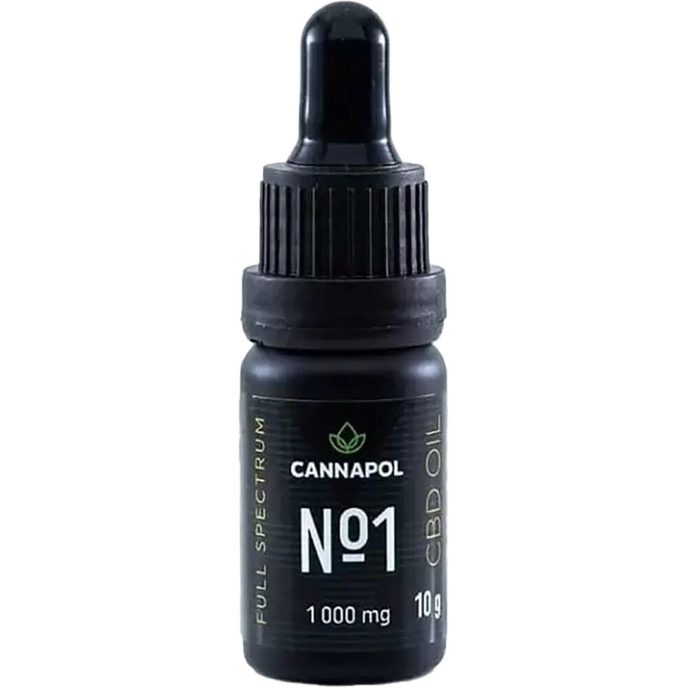 Ulei esential CBD No. 1, 1000 mg, CANNAPOL, 10 g