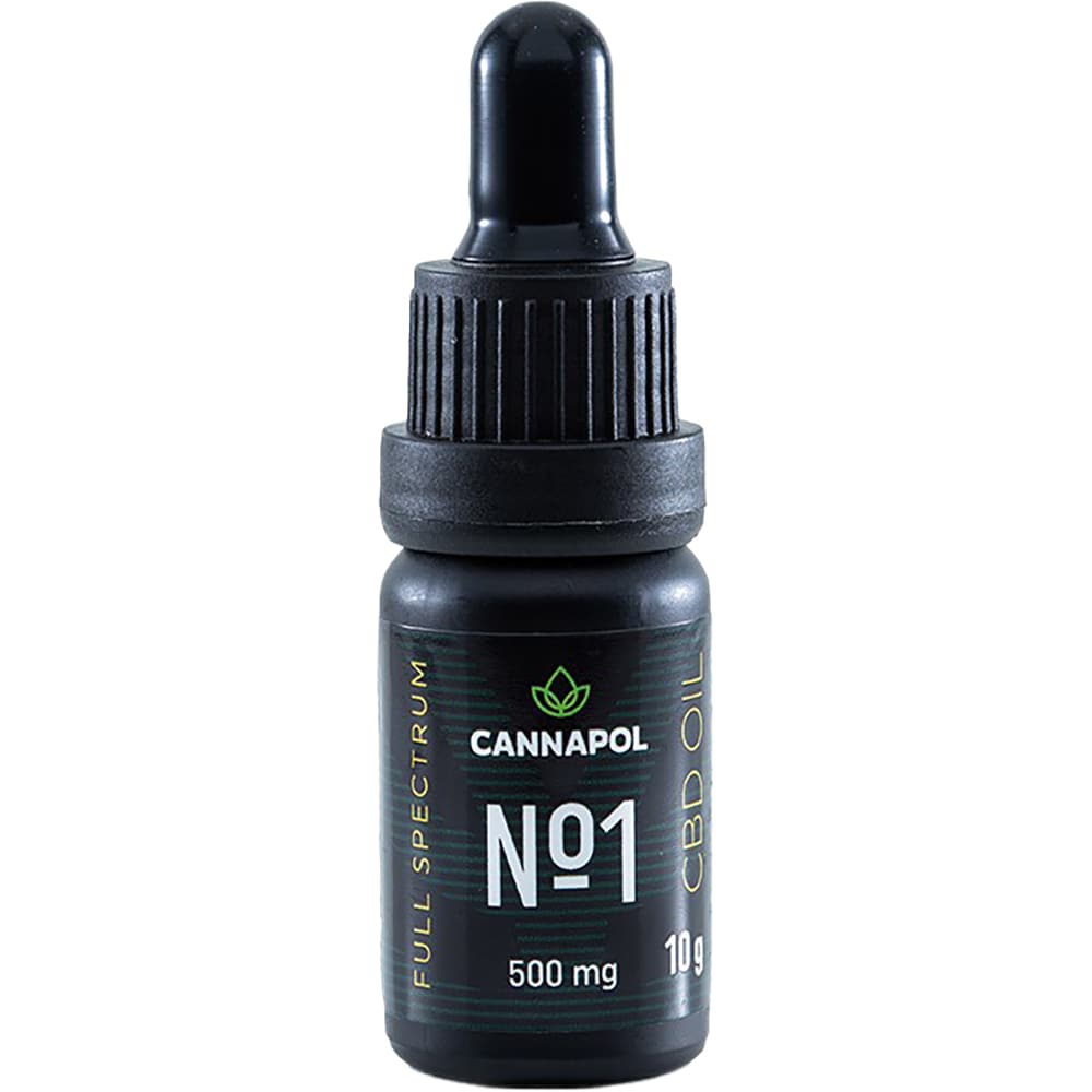 Ulei esential CBD No. 1 500 mg, CANNAPOL, 10 g