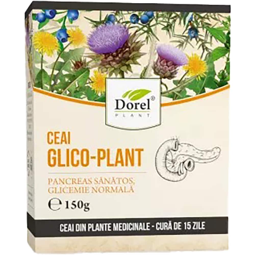 Ceai glico-plant DOREL PLANT, 150 g