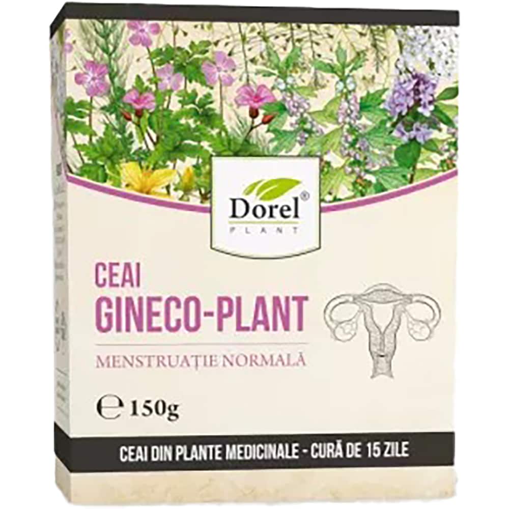 Ceai gineco-plant DOREL PLANT, uz intern, 150 g