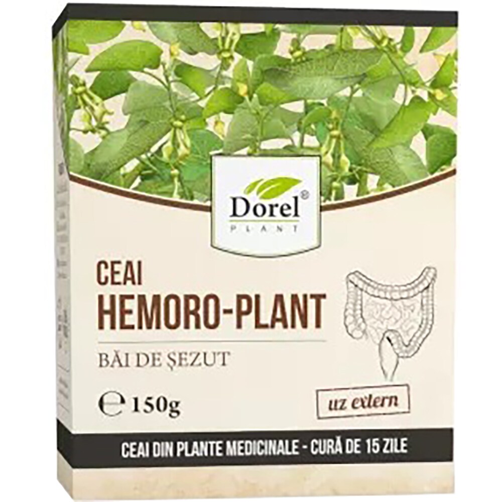 Ceai hemoro-plant DOREL PLANT, bai de sezut, 150 g
