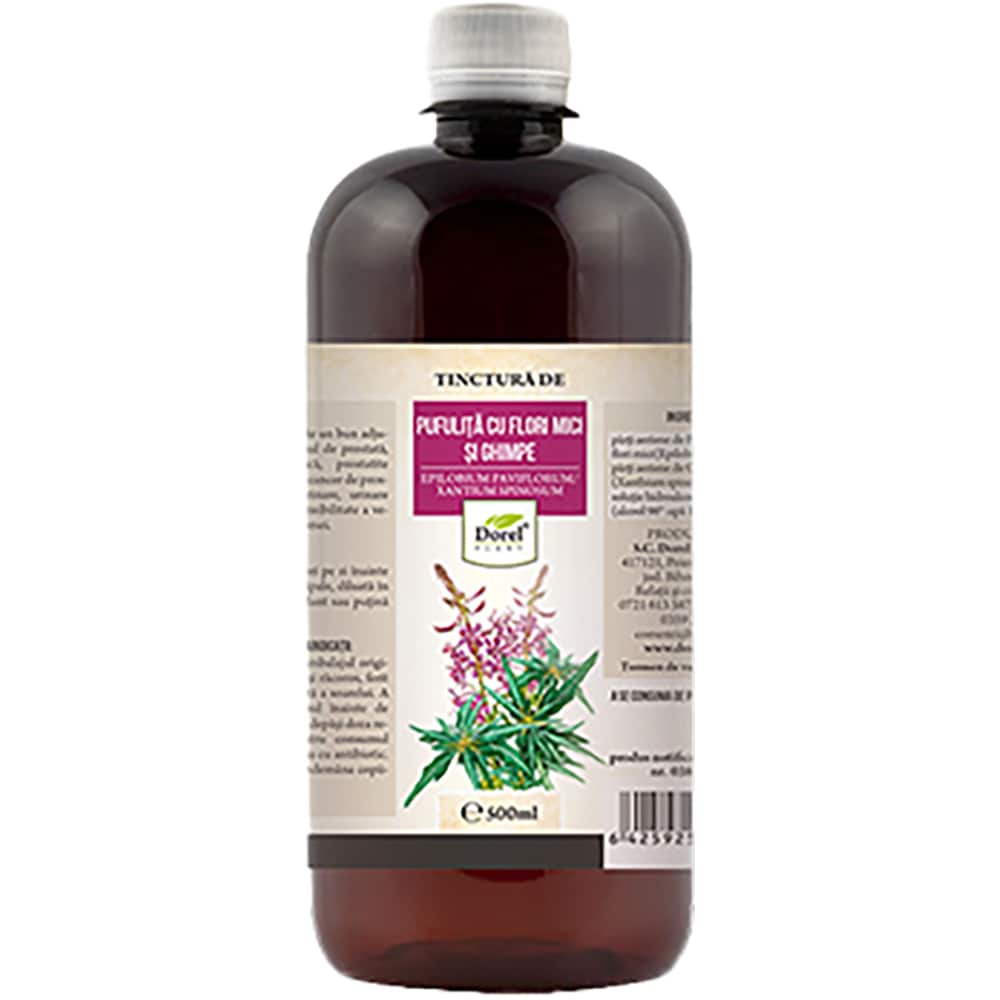 Tinctura Pufulita cu flori mici si Ghimpe, 500 ml, DOREL PLANT