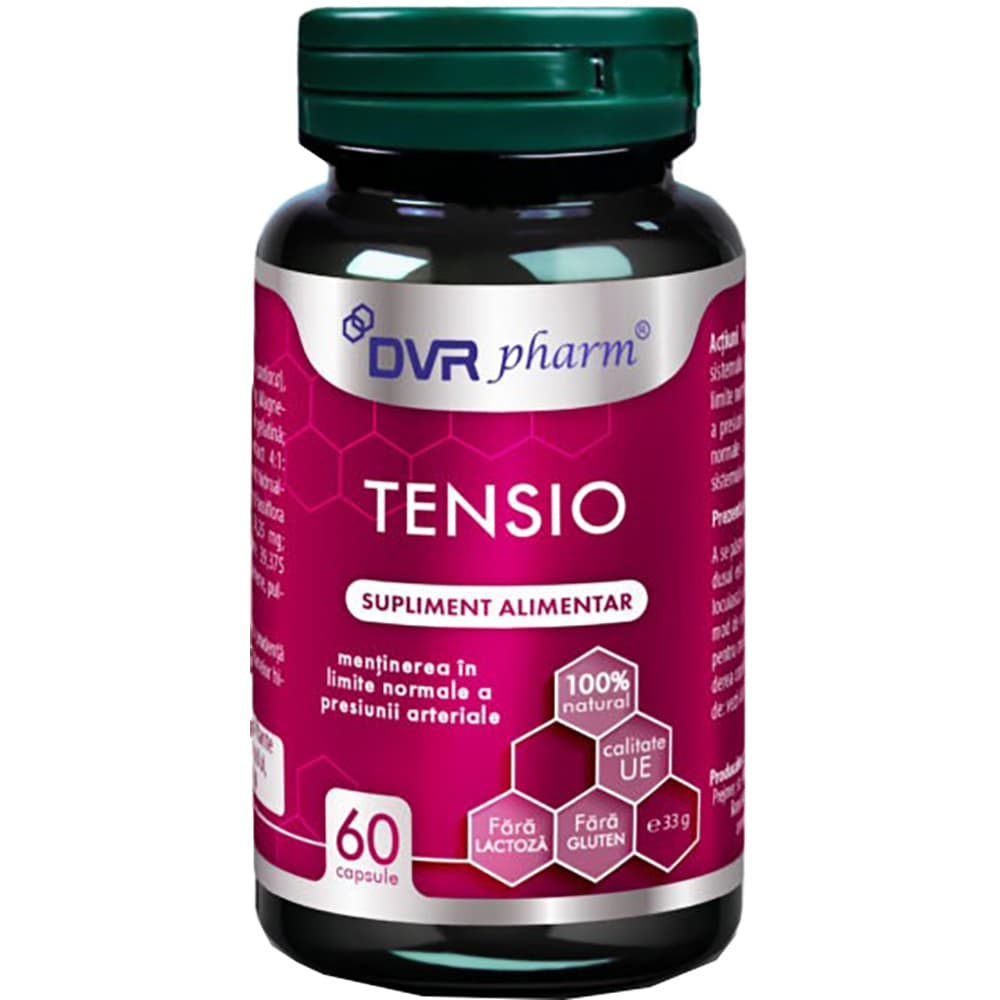 Supliment Tensio, 60 capsule, DVR PHARM