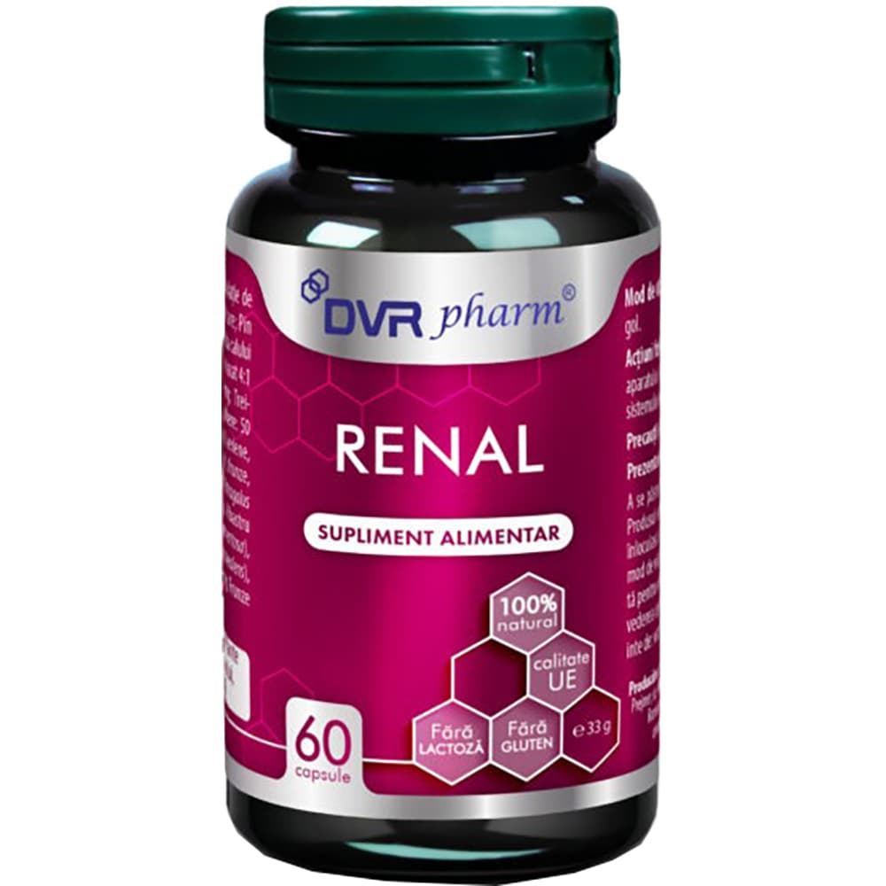 Supliment Renal, 60 capsule, DVR PHARM