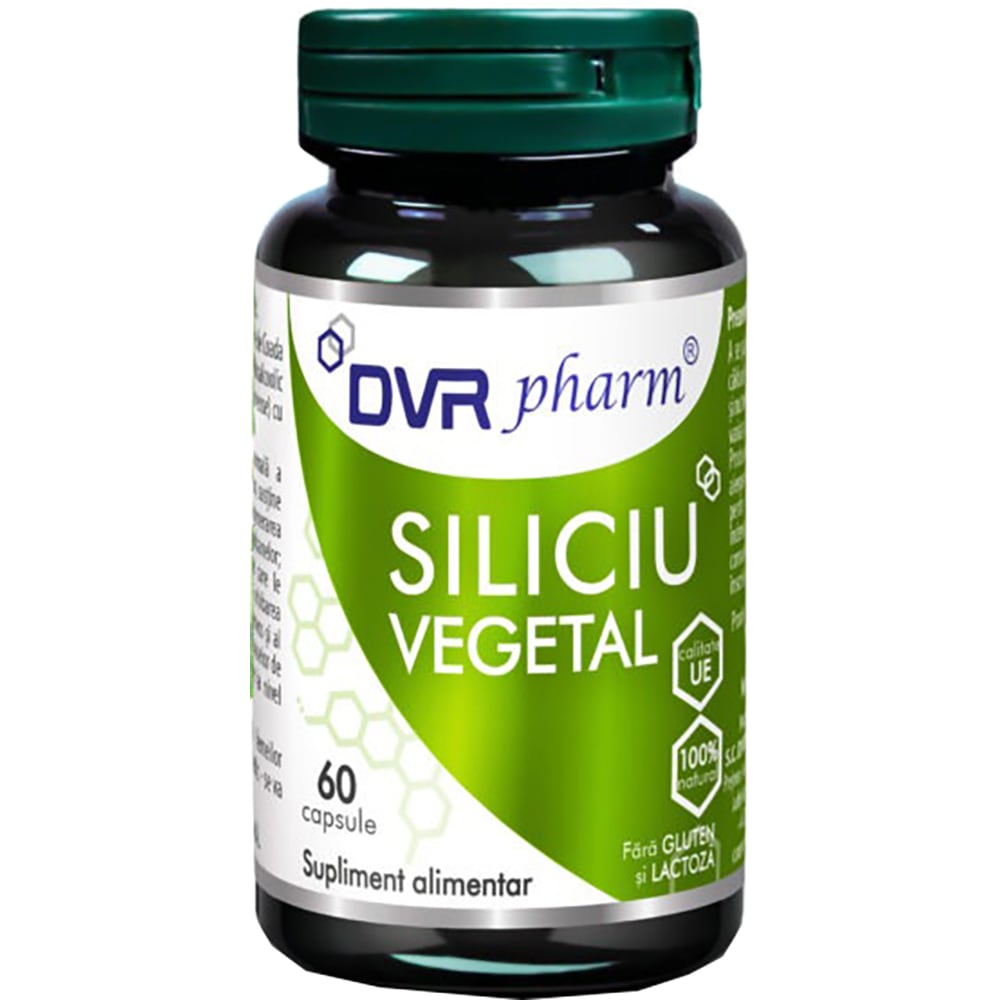 Supliment Siliciu Vegetal, 60 capsule, DVR PHARM