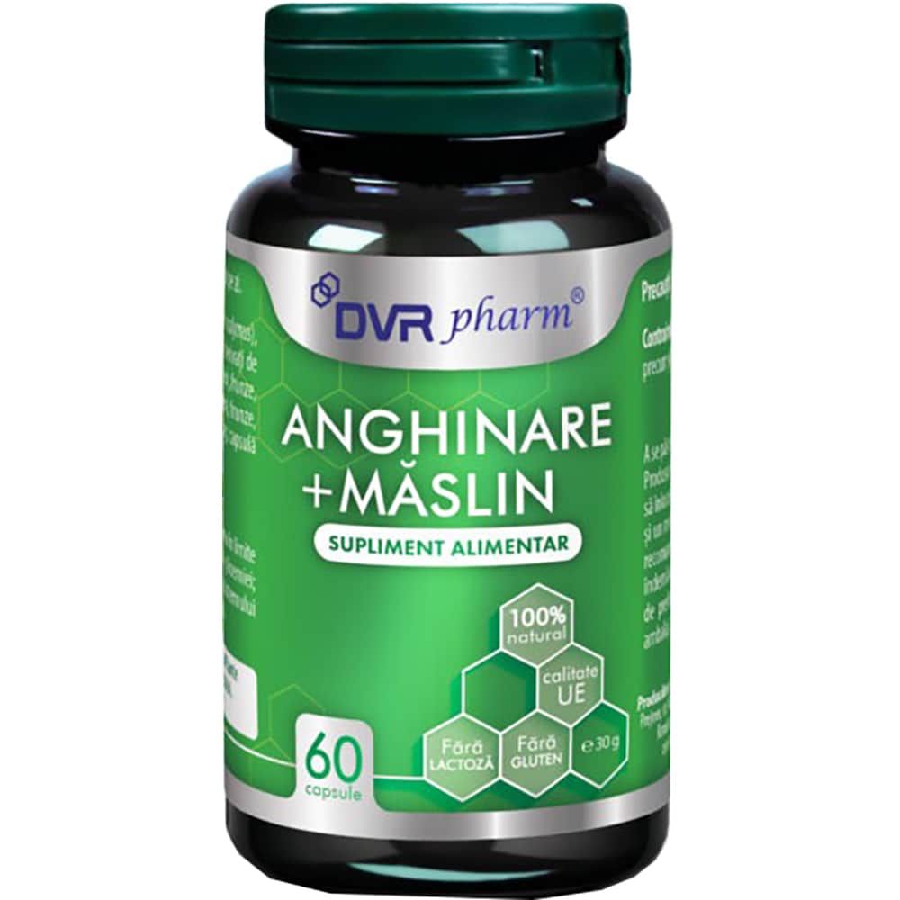 Supliment Anghinare + Maslin, 60 capsule, DVR PHARM
