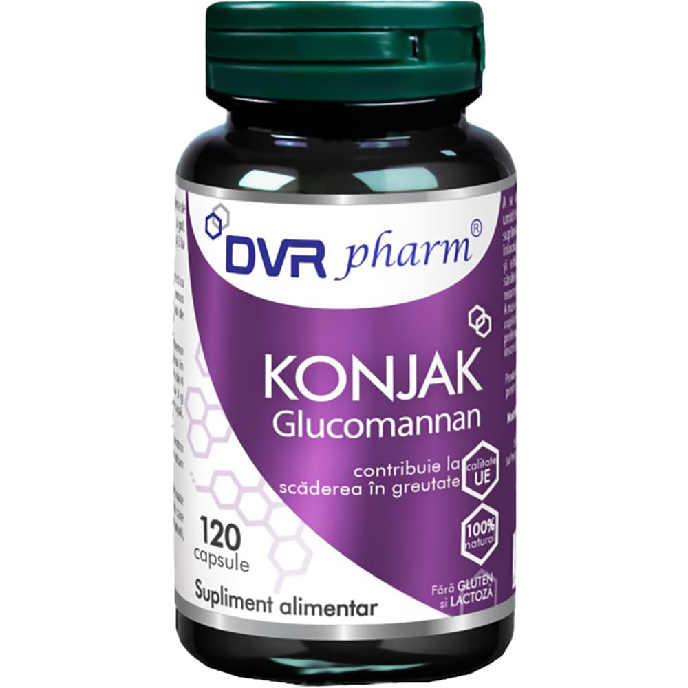 Supliment Konjak, 120 capsule, DVR PHARM