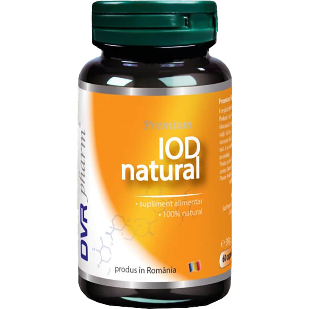 Supliment Iod natural, 60 capsule, DVR PHARM