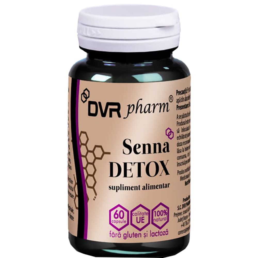 Supliment Senna Detox, 60 capsule, DVR PHARM
