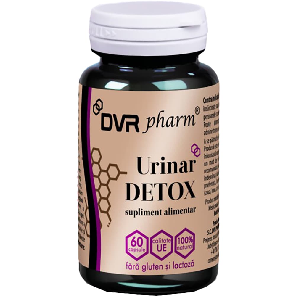Supliment Urinar Detox, 60 capsule, DVR PHARM