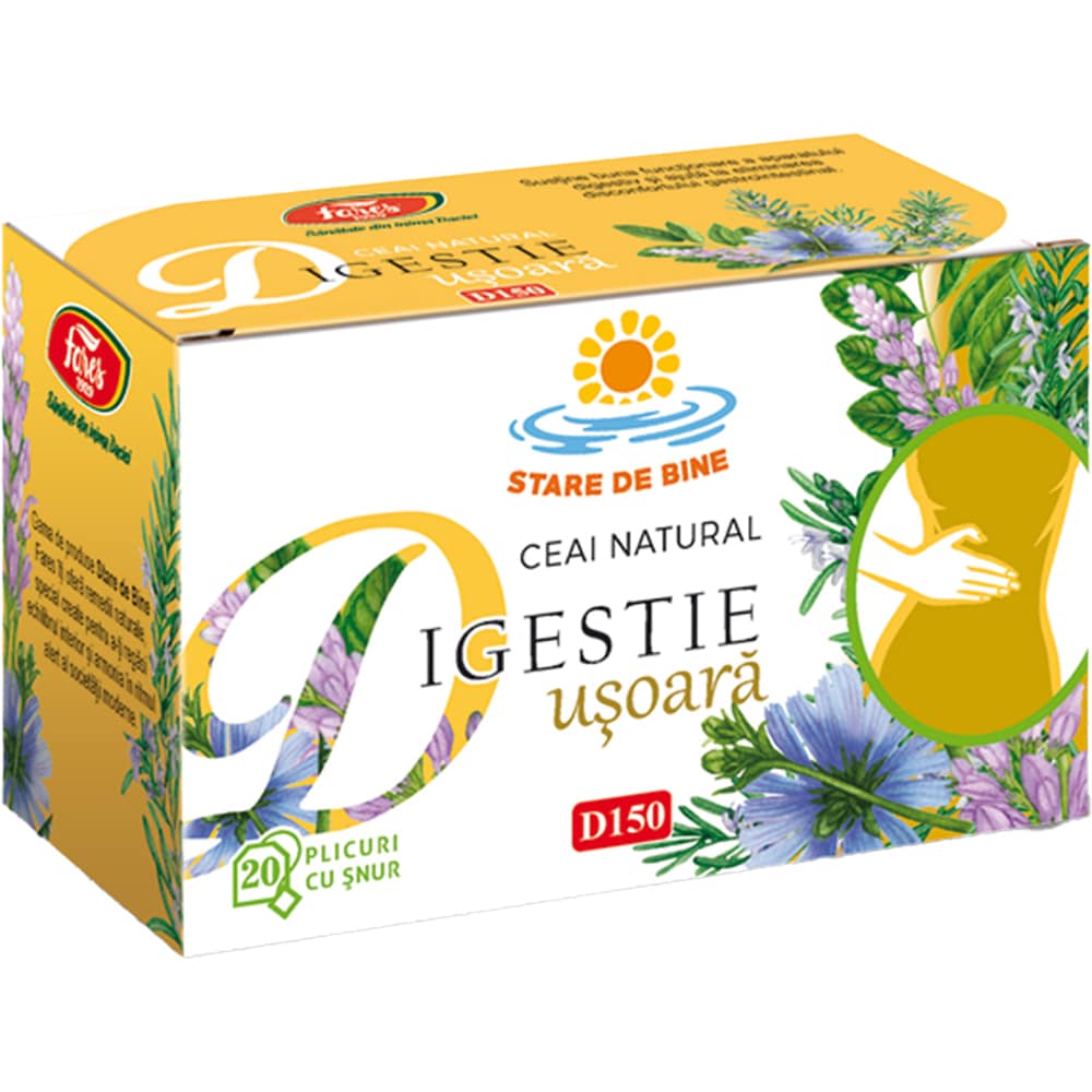 Ceai FARES Digestie Usoara D150, 20 plicuri