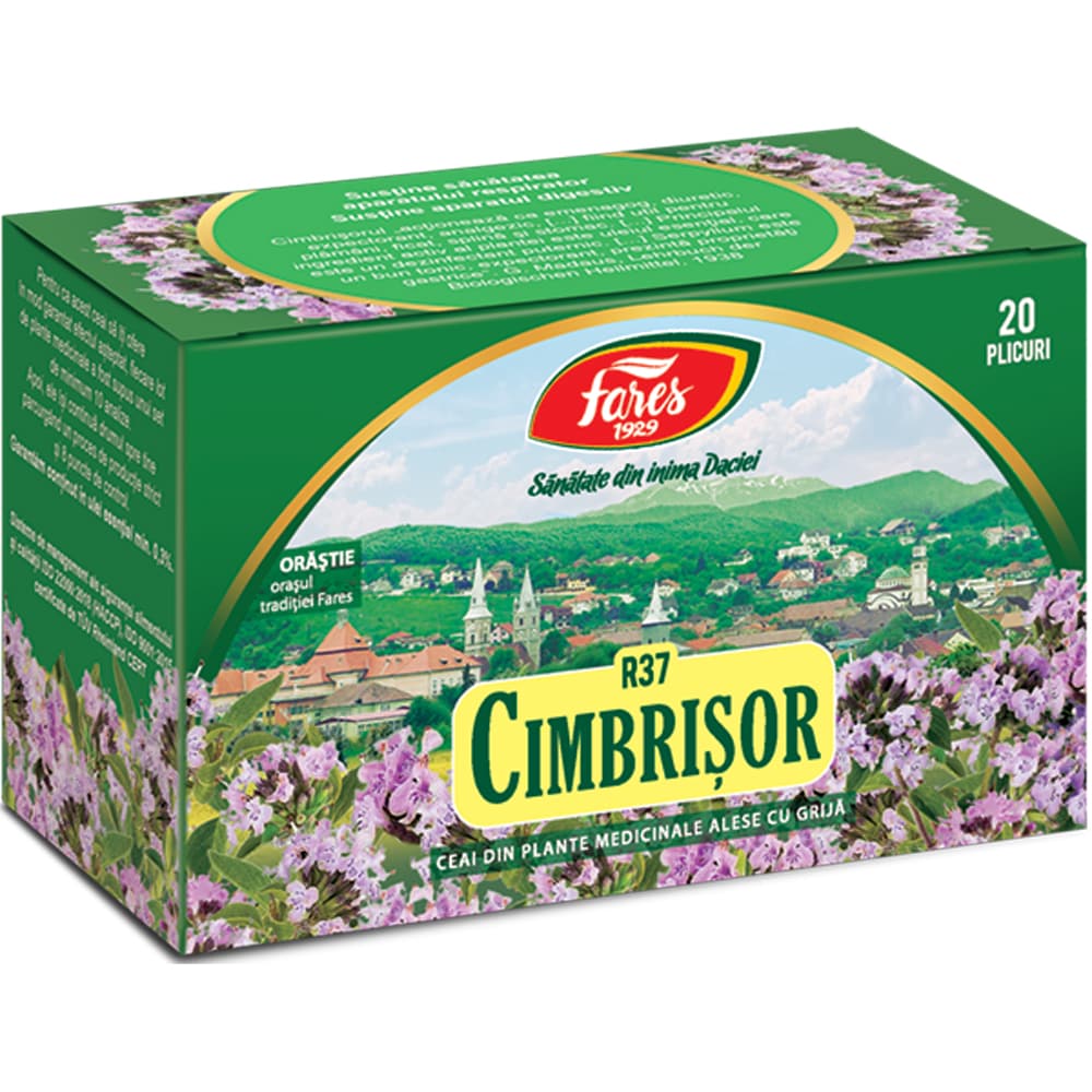 Ceai FARES Cimbrisor R37, 20 plicuri