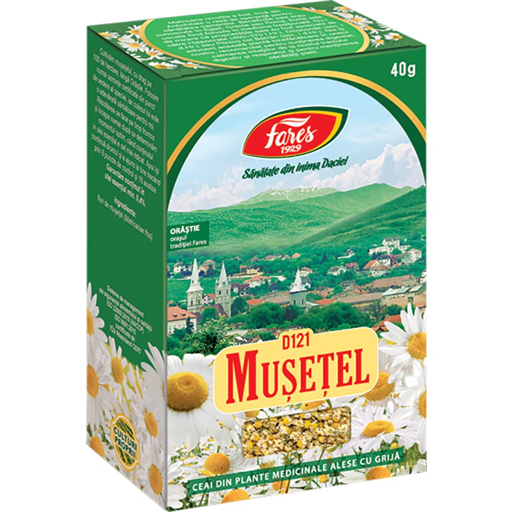 Ceai FARES Musetel Flori D121, 40 g