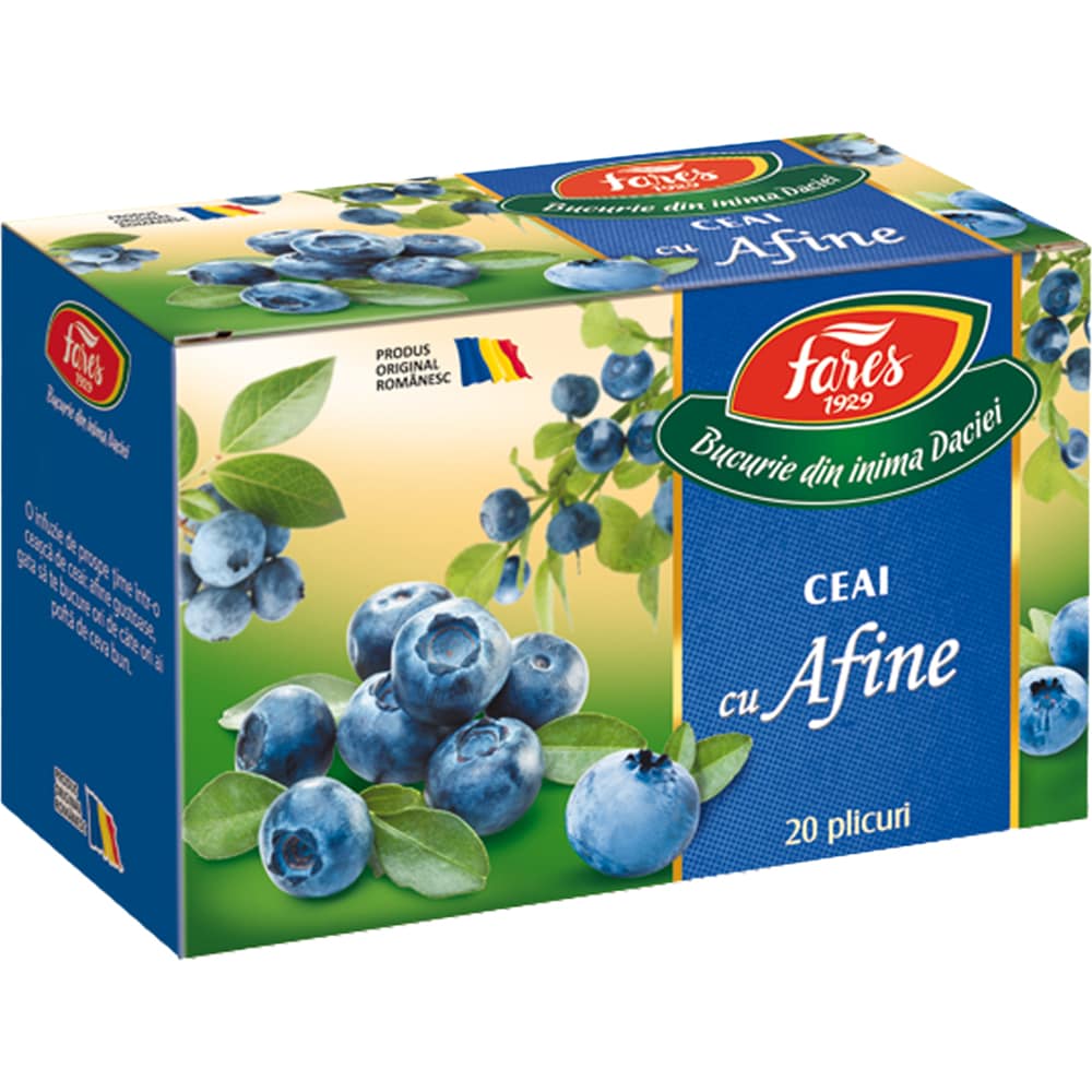 Ceai FARES cu Afine, 20 plicuri