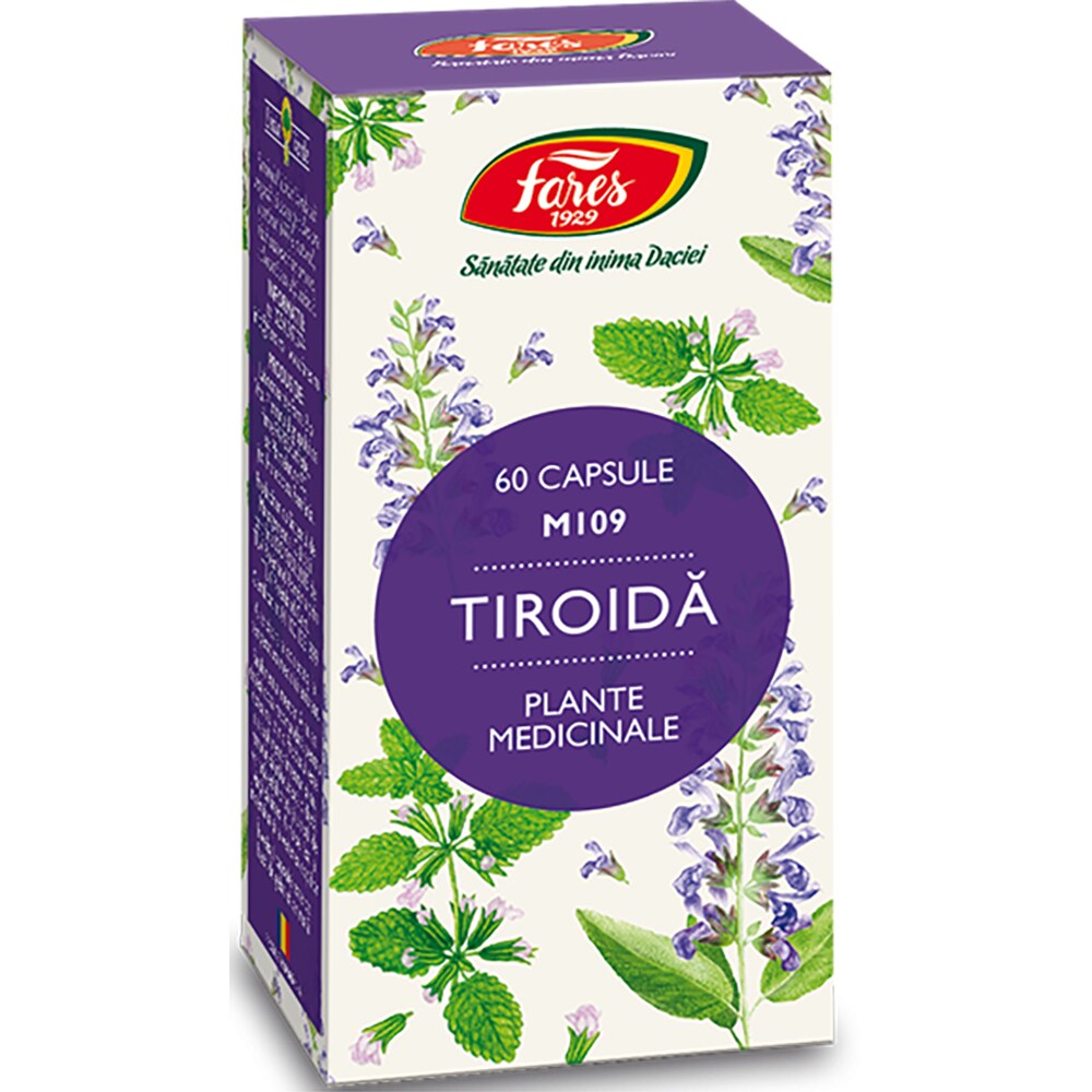 Supliment Tiroida M109, 60 capsule, FARES