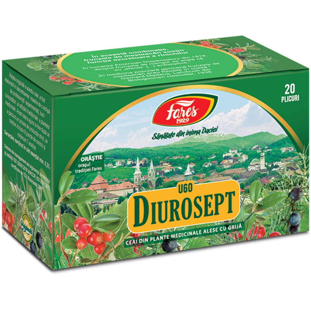 Ceai FARES Diurosept U60, 20 plicuri