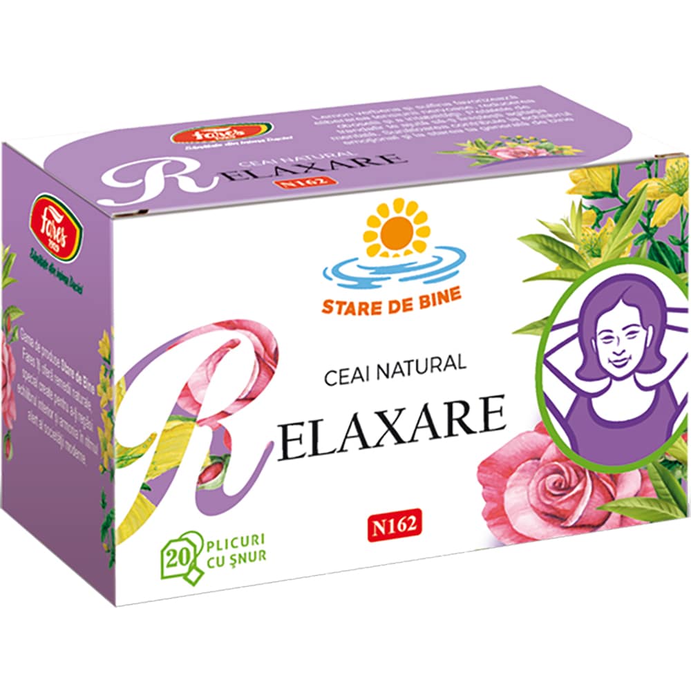 Ceai FARES Relaxare N162, 20 plicuri