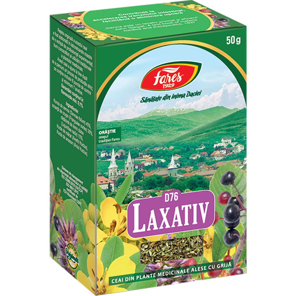 Ceai FARES Laxativ D76, 50 g