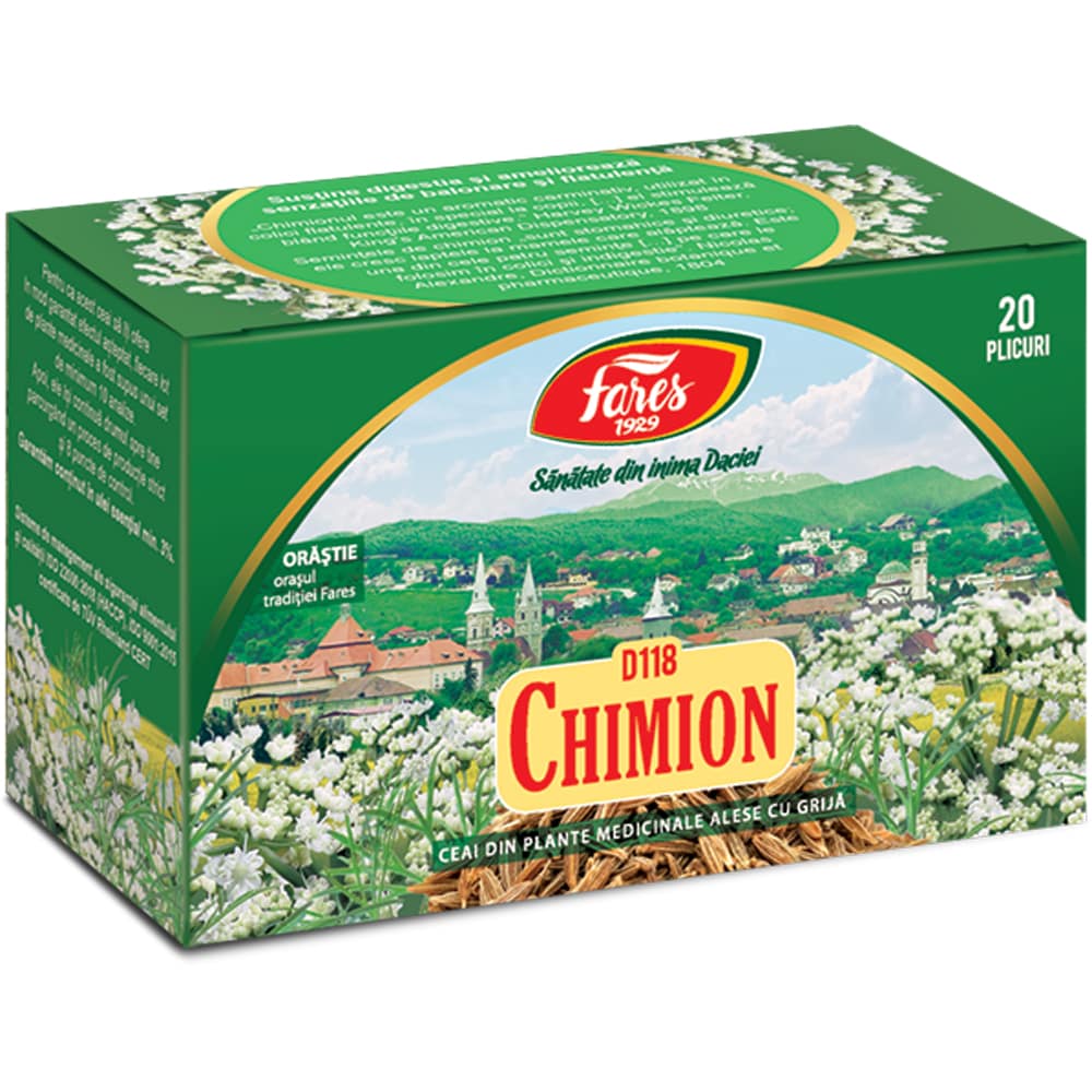 Ceai FARES Chimion fructe D118, 20 plicuri