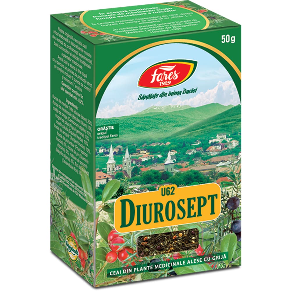 Ceai FARES Diurosept U62, 50 g