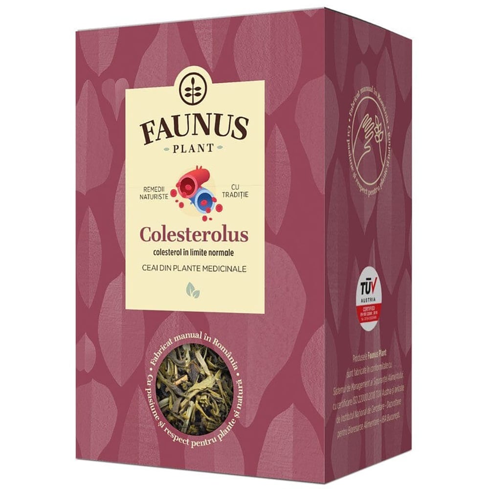 Ceai FAUNUS PLANT Colesterolus, 90 g