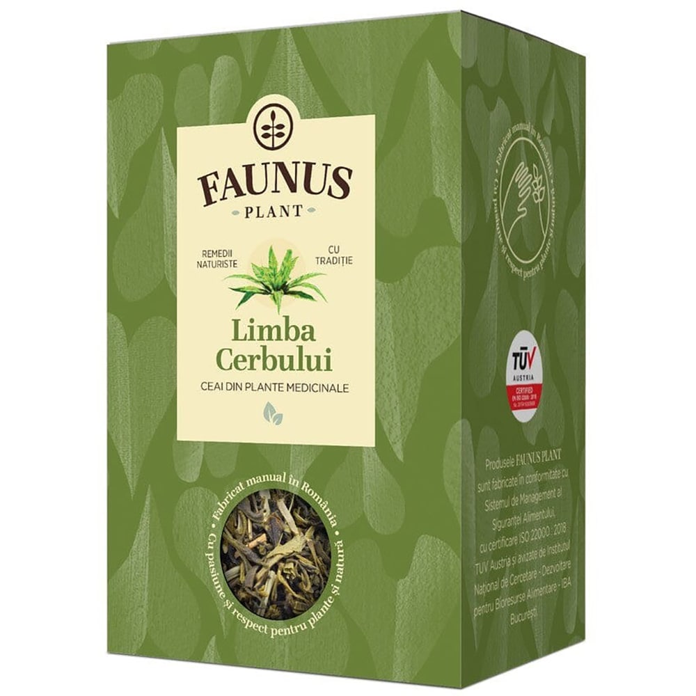 Ceai FAUNUS PLANT Limba Cerbului, 90 g