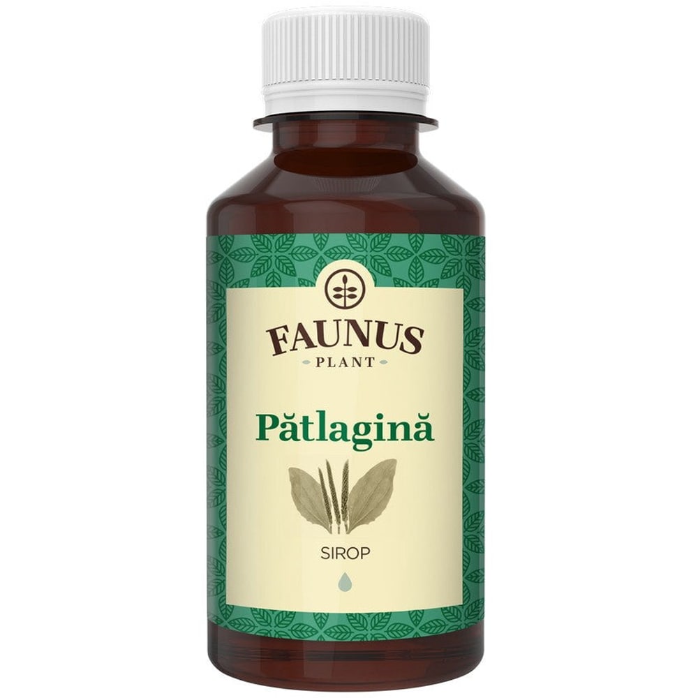 Sirop Patlagina, 200 ml, FAUNUS PLANT