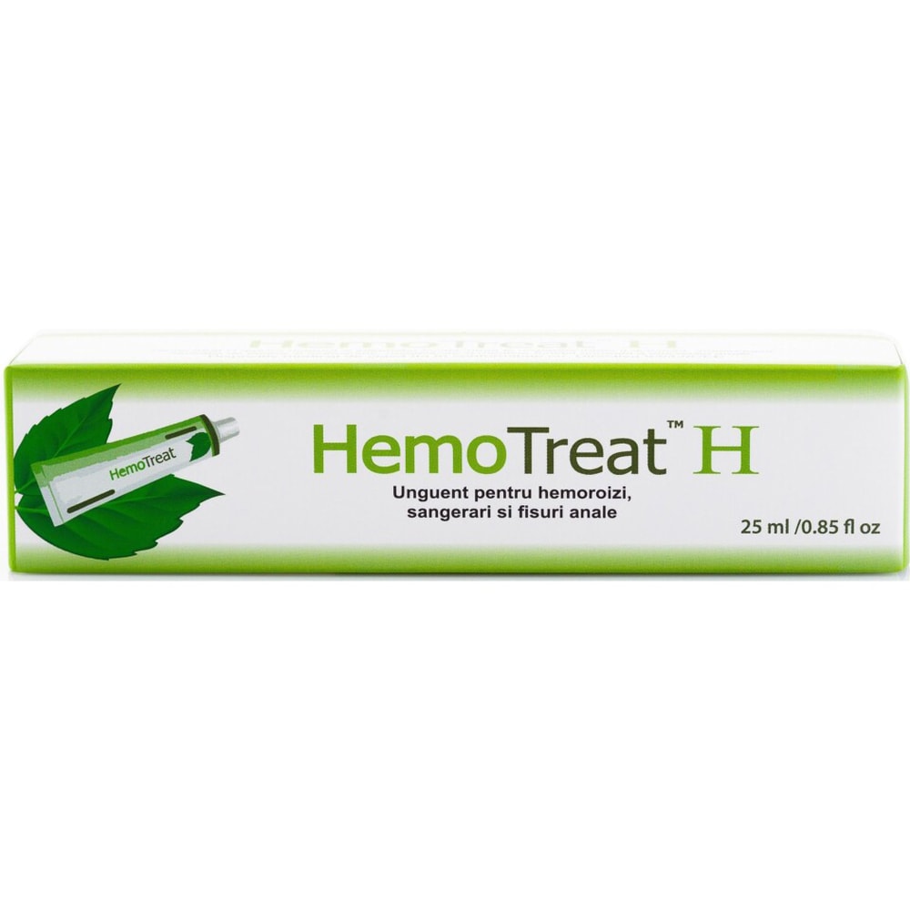 Unguent pentru hemoroizi HemoTreat H, 25 ml