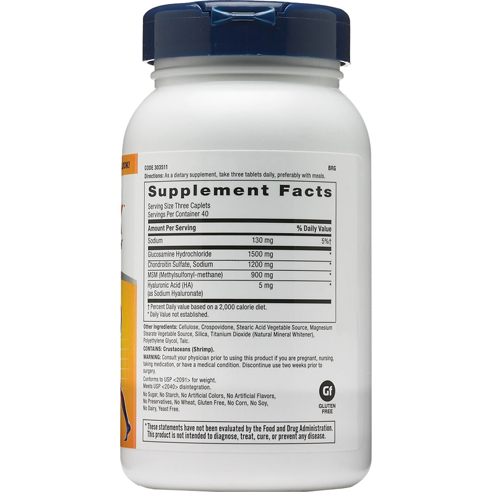 Supliment alimentar pentru articulatii TriFlex Fast Acting, 120 Tablete, GNC