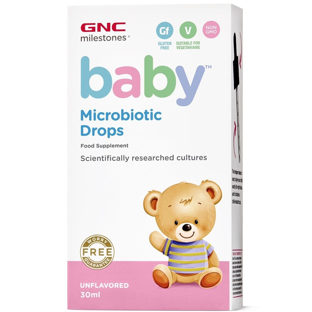 Supliment alimentar Probiotic Picaturi pentru bebelusi, 30 ml, GNC