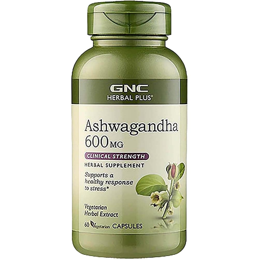 Supliment alimentar Ashwagandha 600 mg, 60 capsule, GNC
