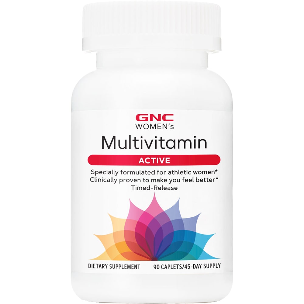 Supliment alimentar Complex de multivitamine pentru femei Women's Active, 90 tablete, GNC